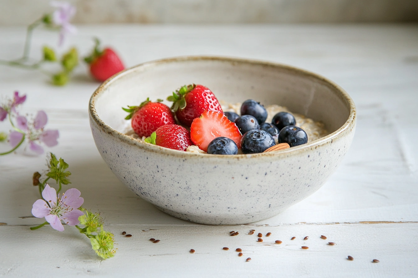 Вівсянка з сезонними ягодами