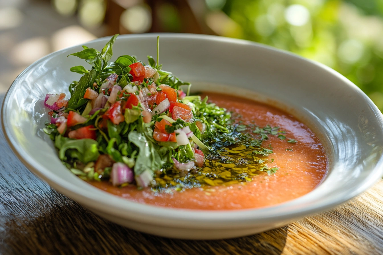 Холодний суп та салат